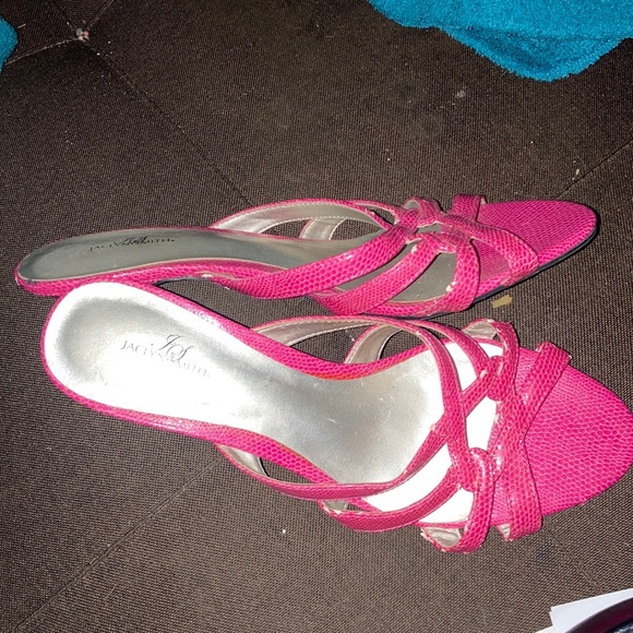 Jacqueline smith pink sandals - Picture 2 of 5